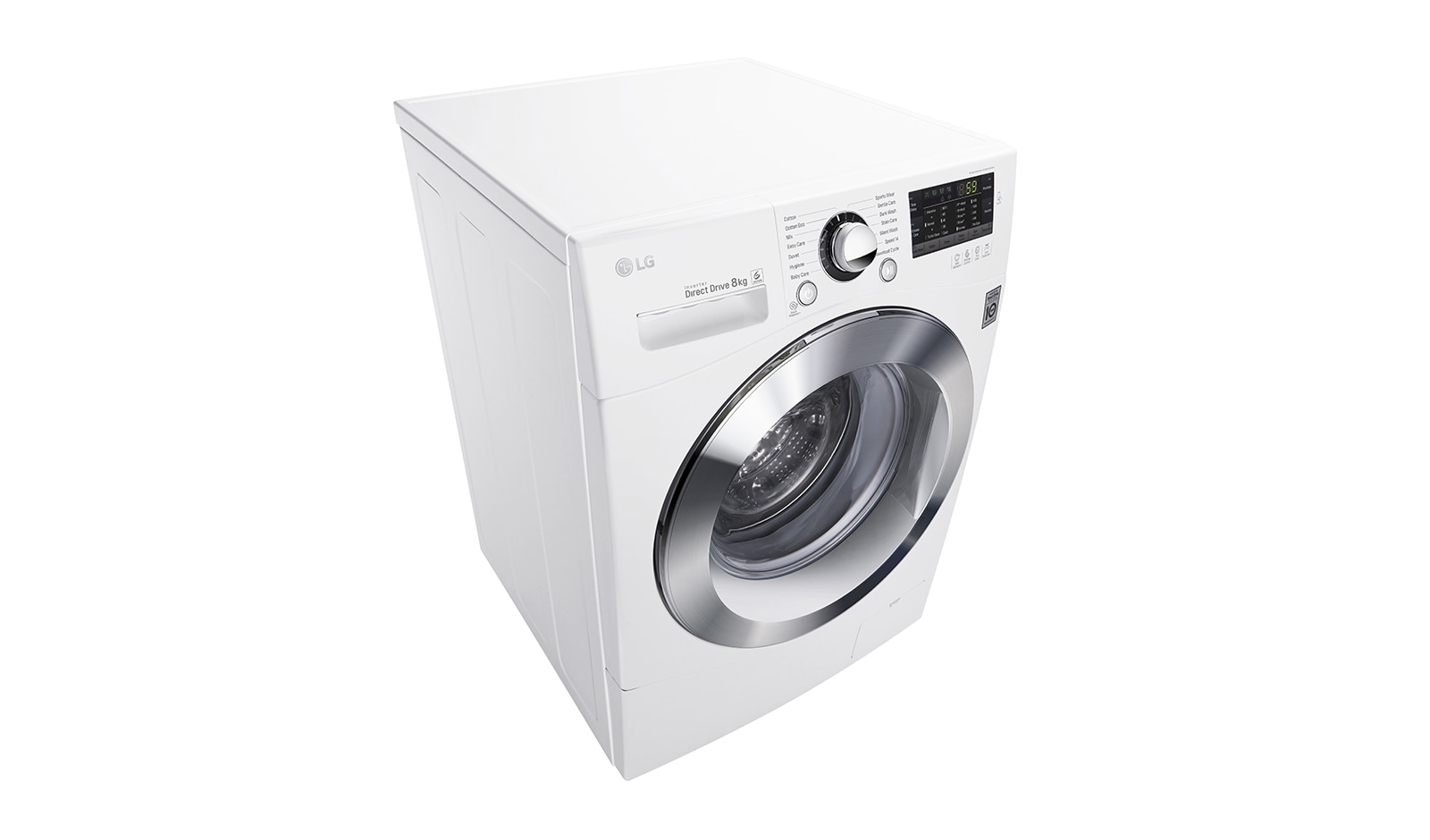 LG 8kg 6 Motion Direct Drive Front Load Washer, WD14024D6